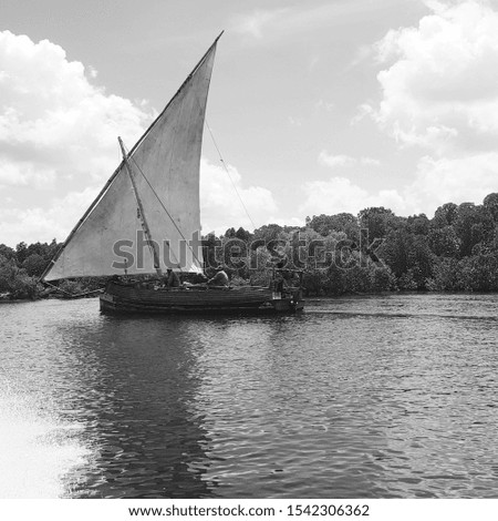 Was visiting Lamu island and on my way to my hotel I saw a sailing boat and took a picture. 
