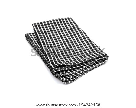 Tea towels isolated against a white background