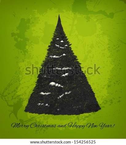 Christmas vector card