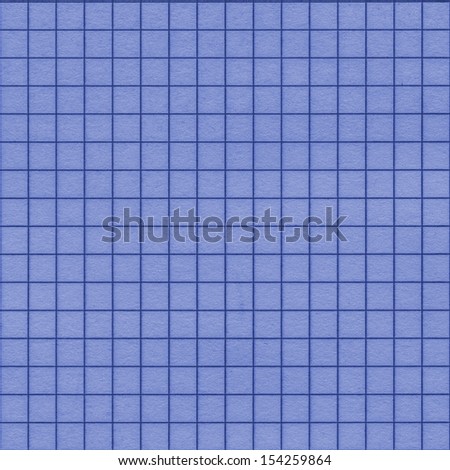 blue squared paper sheet texture or background.