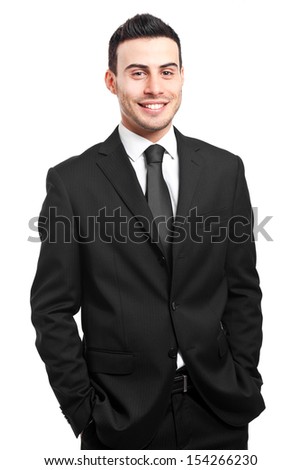 Handsome businessman portrait