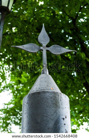 Close up image of a Orthodox cross.