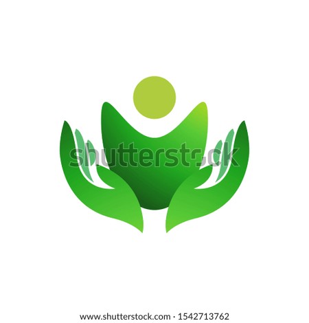 Wellness logo template vector icon design