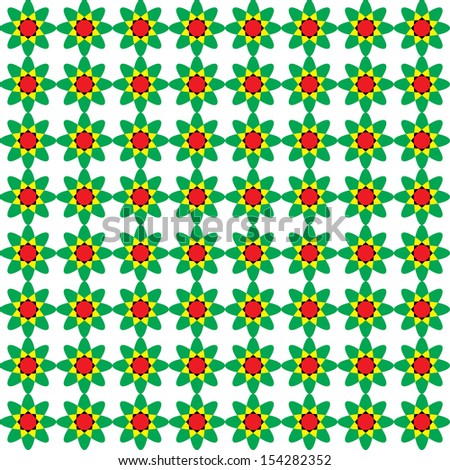 Repeating Seamless Flower Pattern