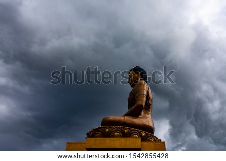 Thimphu, Bhutan - October 2019: Buddha Dordenma