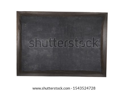 Vintage picture frame, wood plated, white background, clipping path included.