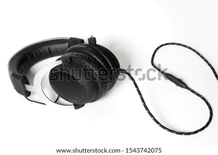 Headphones Isolated on White Background.