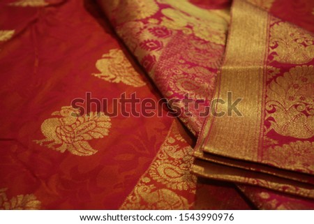 Traditional Indian kancheepuram Silk Saree
