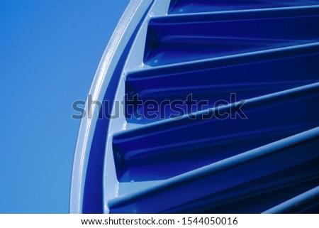 blue metal circle shape close-up wheel rim