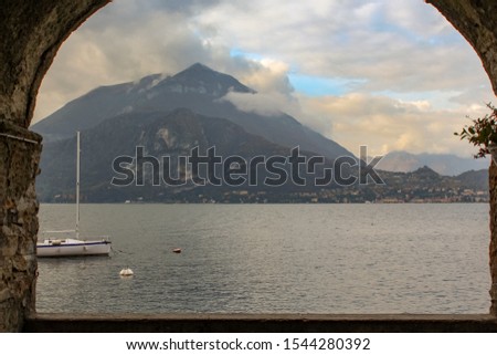 Varenna village of Como lake in Italy
