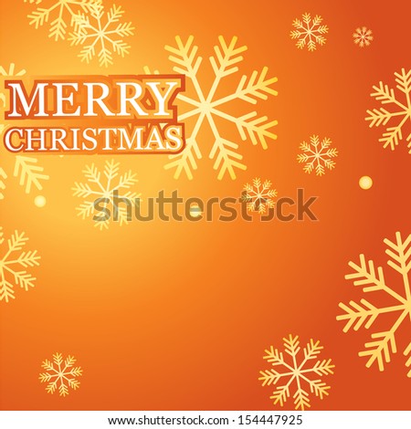abstract banner Merry Christmas with snowflakes