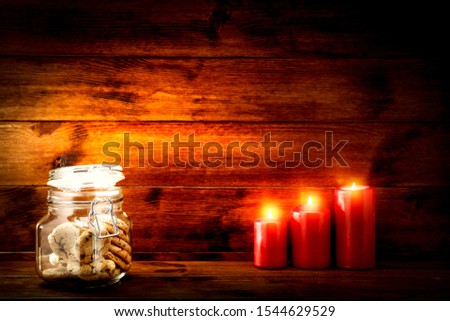 Wooden dark mood background of free space for your decoration and christmas time. 