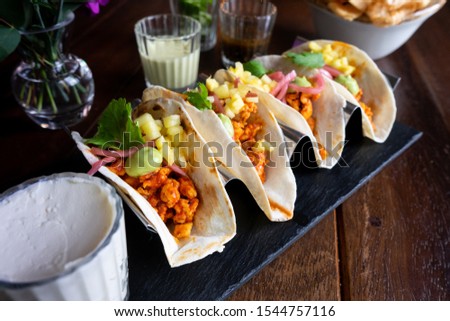 Traditional and Mexican gourmet food