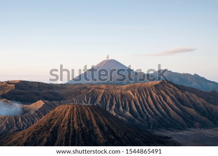 Mount Bromo volcano in East Java 