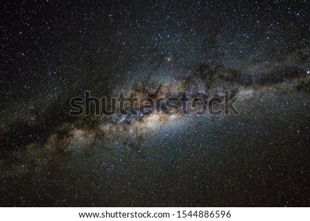 Close up of the milky way from Zambia