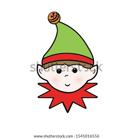 Little elf - diminutive elf that lives with Santa Claus at the North Pole