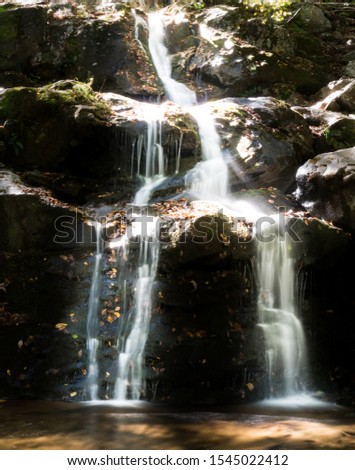 dark hollow waterfalls virginia Long Exposure Shot