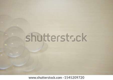 Abstract background with transparent ball 