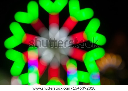 Abstract background of bright multicolor unusual bokeh saturated colors design