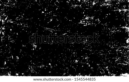 Scratched Grunge Background Texture Vector. Dust Overlay Distress Grainy Grungy Effect. Distressed Backdrop Vector Illustration. Isolated Black on White Background. EPS 10.