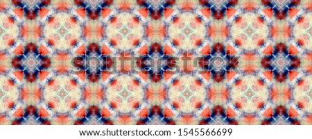 Majestic Floral Tile. Santorini Pattern Original. Ethnic Embroidery. Red, White Seamless  Watercolor Majolica Tile. Indonesian Textile Motifs. Decorative Art Image.
