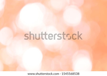 blur orange bokeh abstract background