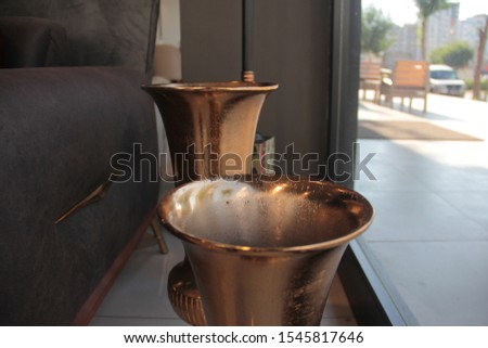 Stylish, modern and decorative vase