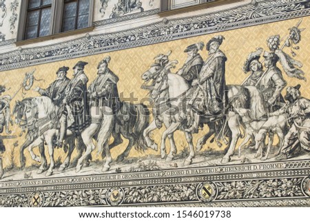 procession of princes in Dresden