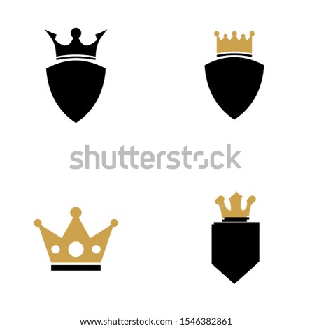 set collection crown logo design inspiration