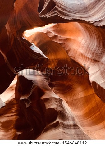 Lower Antelope Canyon in the Navajo Reservation near Page, Arizona USA 

