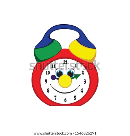Clock. Kids toys. For decoration and relaxation.