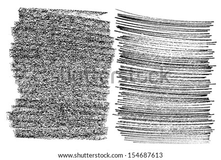 hand drawn grunge textures vector Royalty-Free Stock Photo #154687613