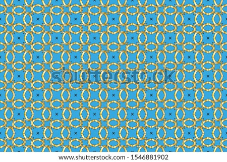 Design for decor, prints, textile, furniture, and cloth, digital  
Seamless golden ornament in Arabian style. Ottoman Pattern Background
