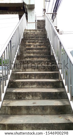 staircase of overpass street background