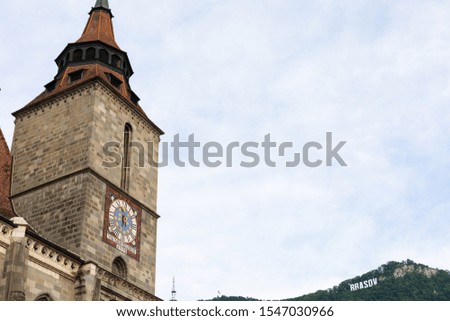 picture of the beautiful Black Church Brasov, Romania