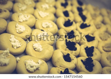 Group of assorted delicious cookies