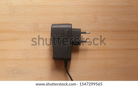 Black color 2 pin power plug adapter