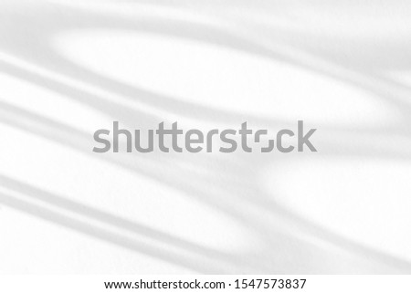 Overlay effect for photo and design. Organic drop diagonal shadow on a white wall. 