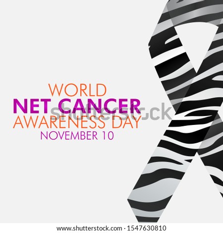 Vector illustration on the theme of World Net Cancer awareness day on November 10th.