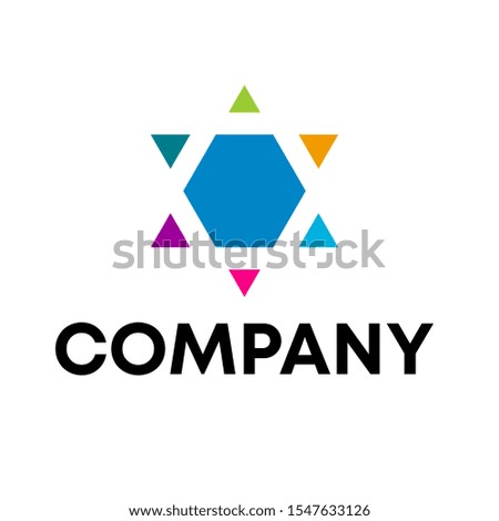 Star logo vector design template sign