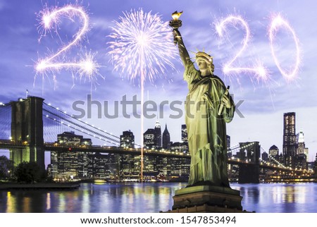 New Year 2020 in New York