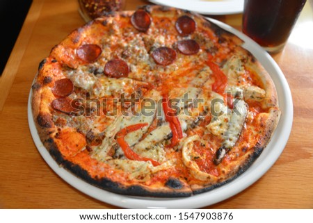 The portrait of food pizza, Las Vegas, Nevada, United States