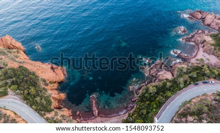Aerial shots, Théoule-sur-Mer, French Riviera