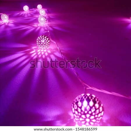 Beautiful light decoration picture for wallpapers and texture