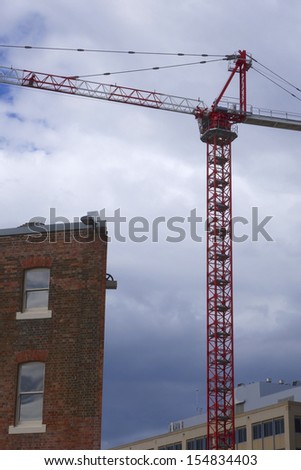 Construction Crane, Newcastle, Australia