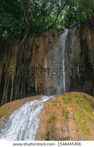 nature waterfall in Thailand ,nature travel concept 
