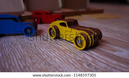 Small toy, colorful toy cars for children