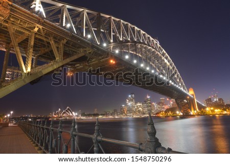 Low Angle View of Milsons Point, Sydney, Australia