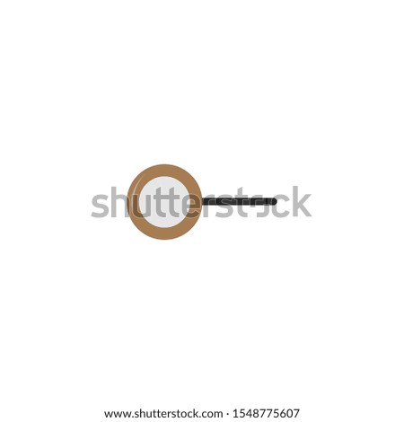 cooking pan simple illustration clip art vector