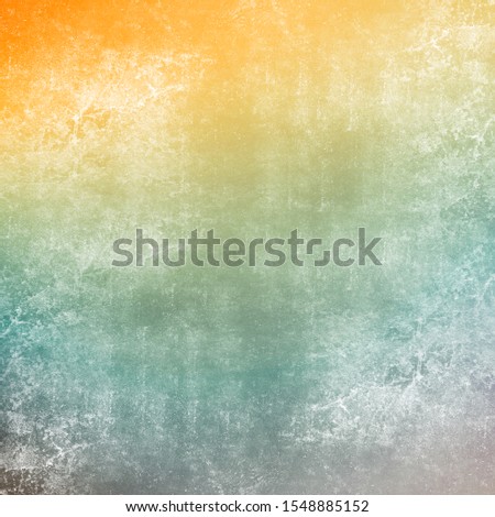 Grunge texture background of pastel blue, green and yellow tones